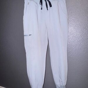 Figs Women's Gray Joggers with Black Accents